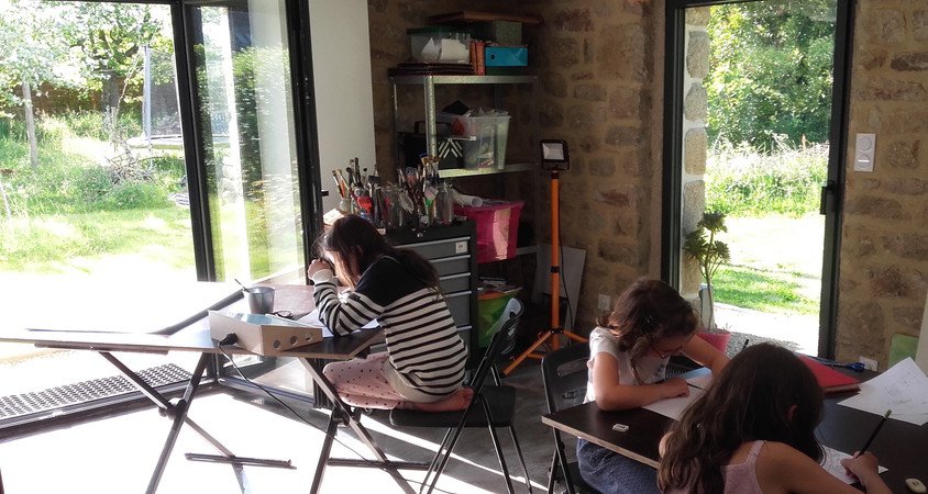 Stages d'hiver à l'atelier "Les Peintureux" enfants/ados