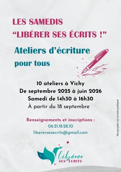 Stéphanie Bara  - Ateliers d'écriture mensuels