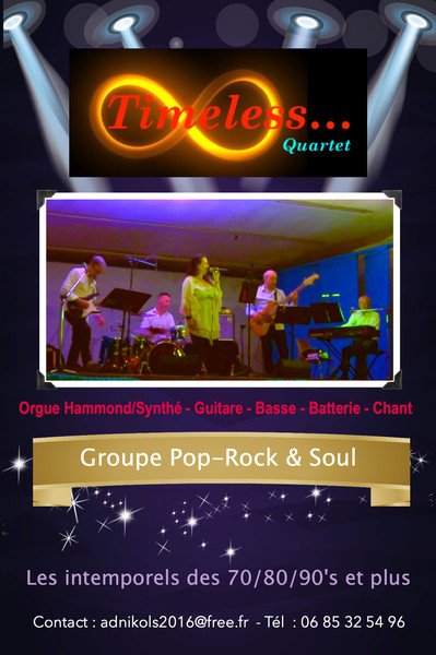 TIMELESS QUINTET - Groupe Pop/Rock Soul 70's - 80's - 90's