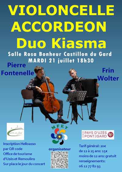 Violoncelle et Accordeon Duo Kiasma