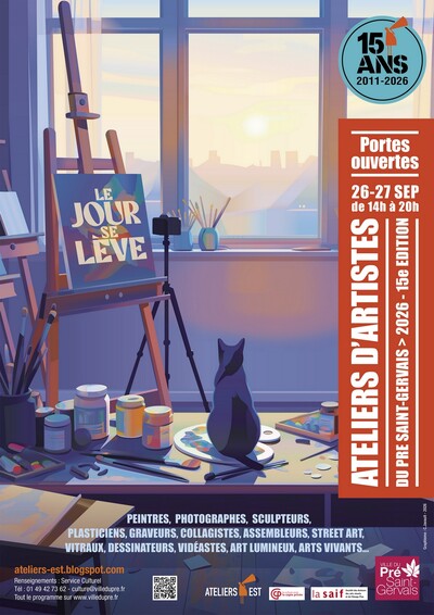 15e Portes Ouvertes d'Ateliers d’Artistes du Pré St-Gervais