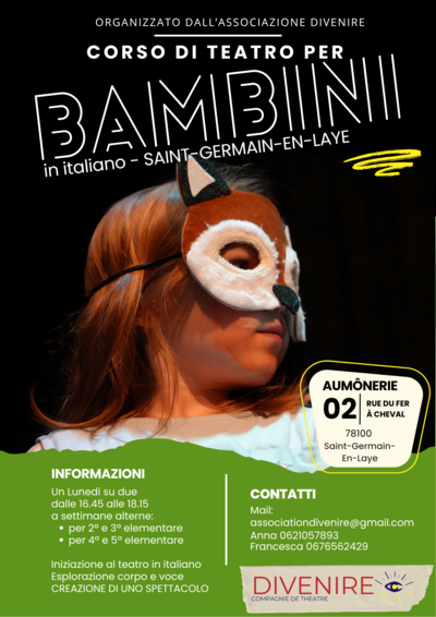 Association Divenire - Cours de Théâtre – Enfants