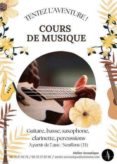 Atelier Acoustique - Cours de musique
