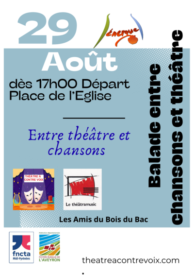 Balade théâtrale et chansons à Sénergues