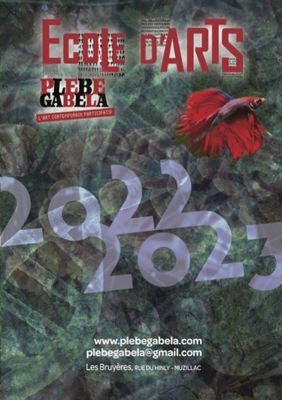 Collectif Plebe Gabela  - Ecole d'arts - plaquette 2022/23