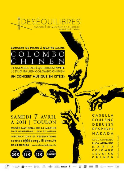 Concert de piano à quatre mains Colombo / Chinen 