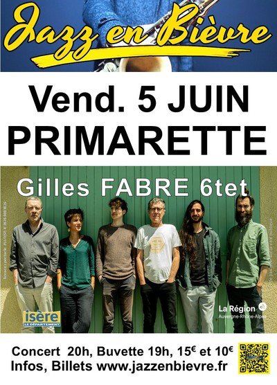 Concert Jazz. GILLES FABRE 6tet