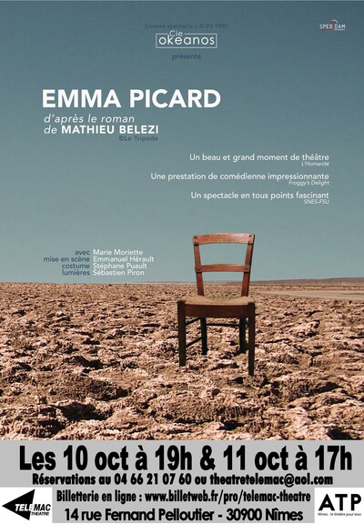 EMMA PICARD d’après le roman de Mathieu BELEZI