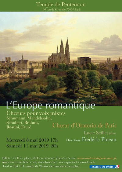 L'Europe romantique - Chœur d'Oratorio de Paris