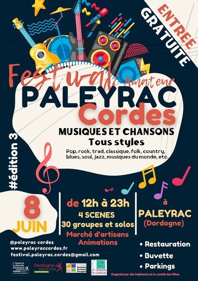 Festival Paleyrac’Cordes musique & chanson 