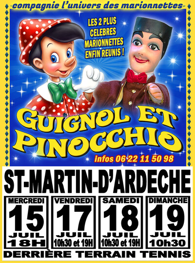 Il Teatro di Guignol e Pinocchio - Spectacle de Marionnettes