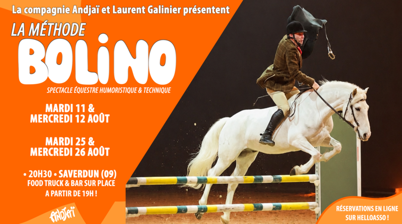 La Méthode Bolino : spectacle équestre technique et drôle !