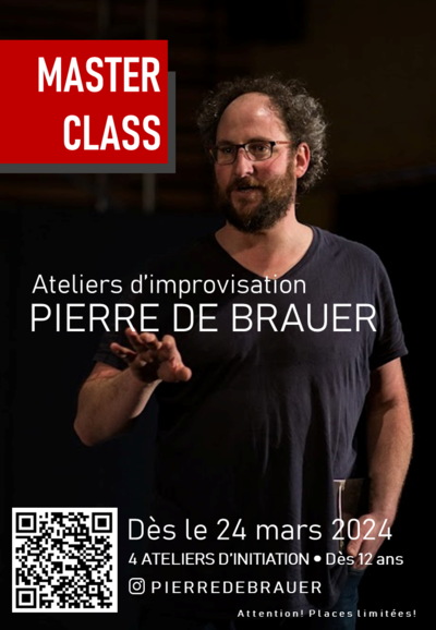 PIERRE DE BRAUER  - Master Class d'improvisation avec Pierre de Brauer