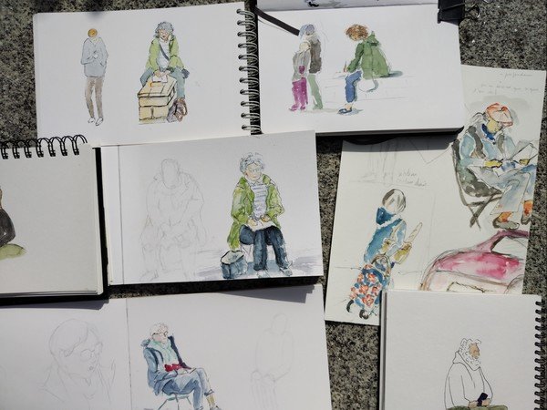 Stage de dessin: Croquis de "Silhouettes et personnages"