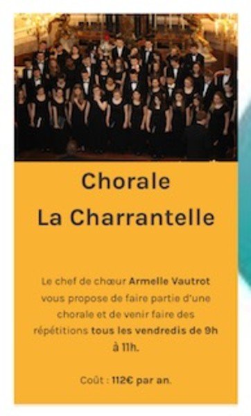 Armelle Vautrot - Chorale La Charrantelle à Valence