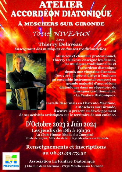 Association La Fanfare Diatonique - Atelier accordéon diatonique hebdomadaire 