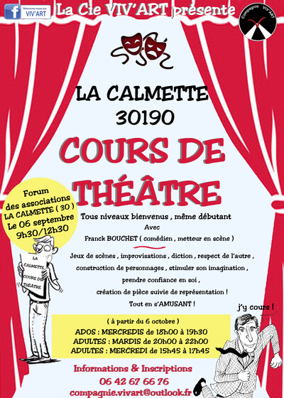Cie VIV'ART - Cours de théâtre 