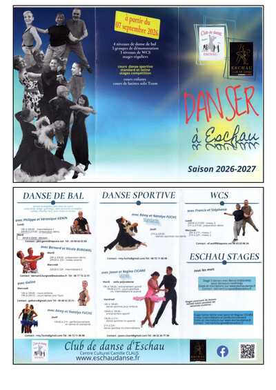 Club de Danse d' Eschau - Reprise des cours : saison 2026-2027
