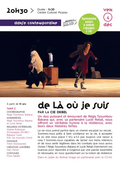 DE LA OU JE SUIS par la compagnie DK BELL