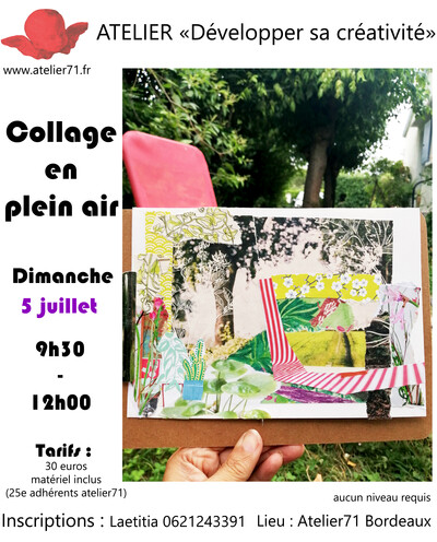Développer sa créativité : Collage en plein air à Bordeaux