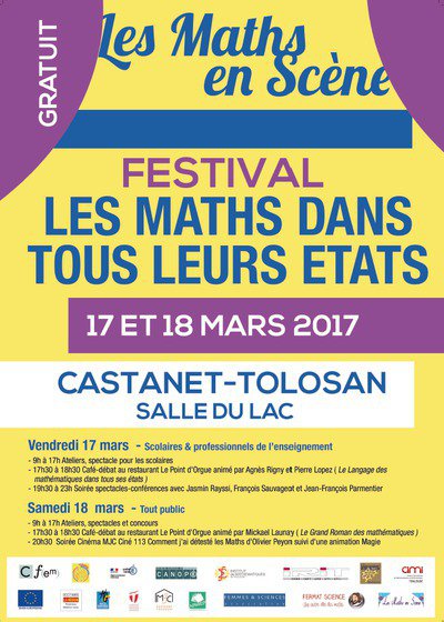 Festival Les Maths dans tous leurs états