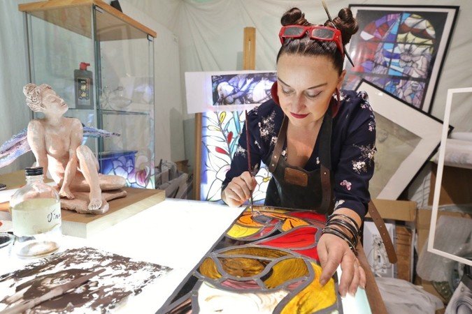 Judith Debruyn - Maitre verrier / Artiste peintre
