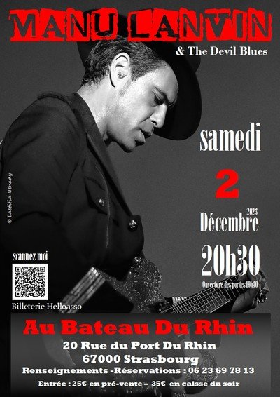 Manu Lanvin & The Devil Blues  - Chanteur guitariste et show-man