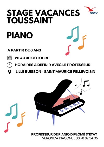 Stage de piano - Vacances de la Toussaint