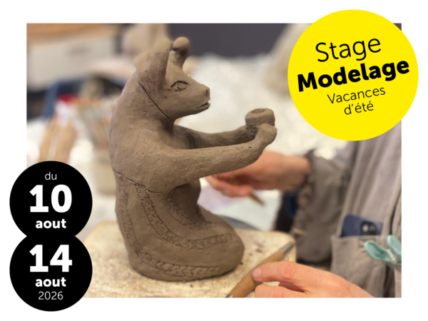 Stage Vacances d'Été 3 / Modelage Céramique