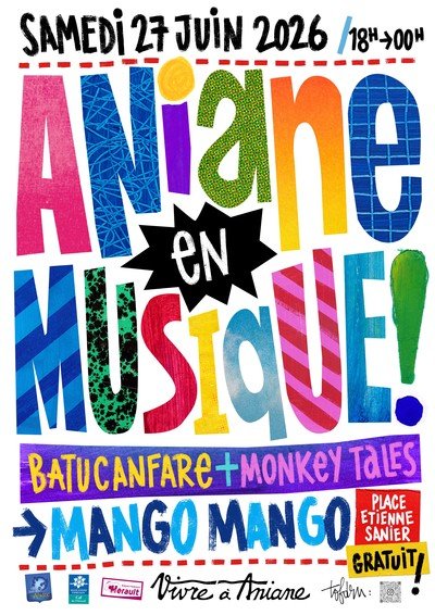 Aniane en Musique : MANGO MANGO + MONKEY TALES + BATUCANFARE