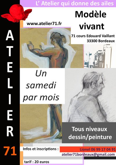 Atelier 71 - Modèle vivant un samedi par mois