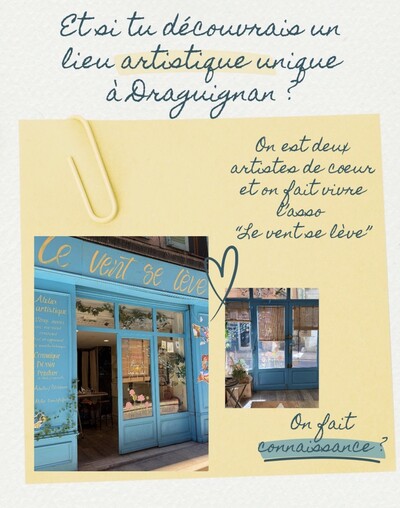 Atelier artistique Le vent se leve - Art visuel 