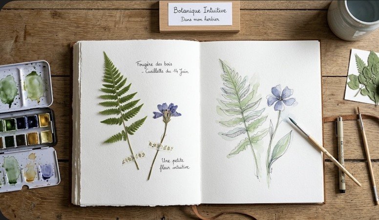 Botanique intuitive dans mon herbier