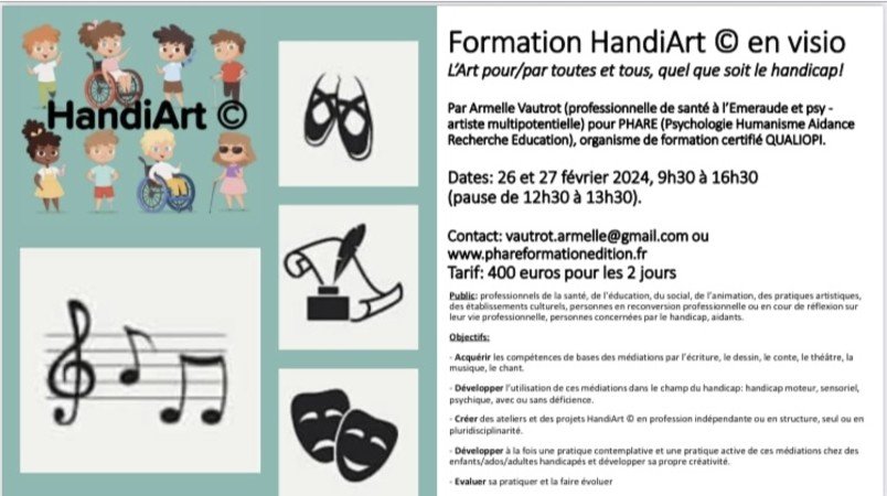 Formation HandiArt © L'Art pour tous/par tous