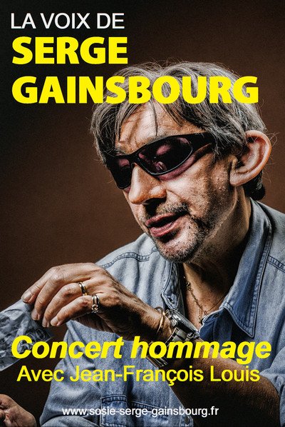 La voix de Gainsbourg sosie  - spectacle Gainsbourg en One man show avec J-François louis