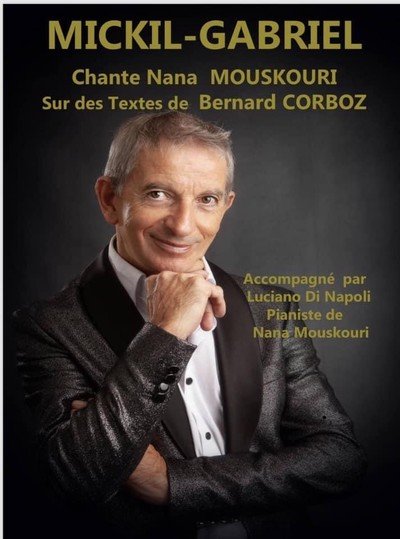 Mickil Gabriel interprète  - Chanteur accompagné d’un pianiste 