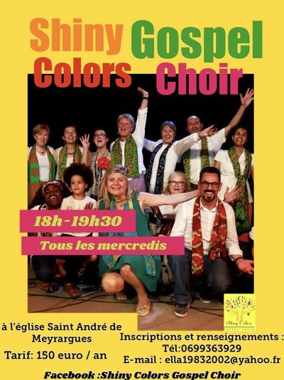 Shiny Colors Gospel Choir - Recrute des voix d’hommes et belles voix de femmes 