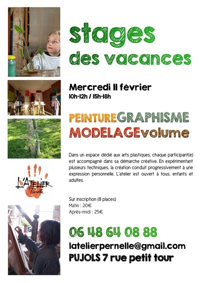 Stage des vacances