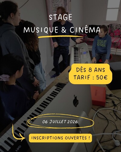 STAGE MUSIQUE & CINÉMA 
