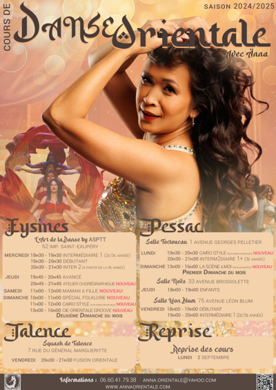 Änna Danse Orientale - Cours de danse orientale Bordeaux (Eysines, Pessac, Talence)