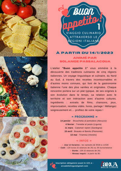 L'Arca delle lingue  - BUON APPETITO 1 Viaggio culinario attraverso le regioni