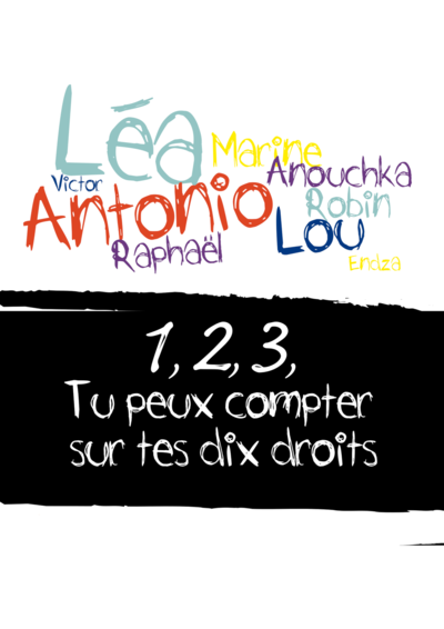 Compagnie Elée - Théâtre itinérant - 1,2,3 tu peux compter sur tes dix droits