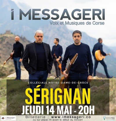 Concert groupe I MESSAGERI - Voix et musique de Corse
