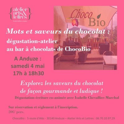 Dégustation-atelier Mots et saveurs du chocolat