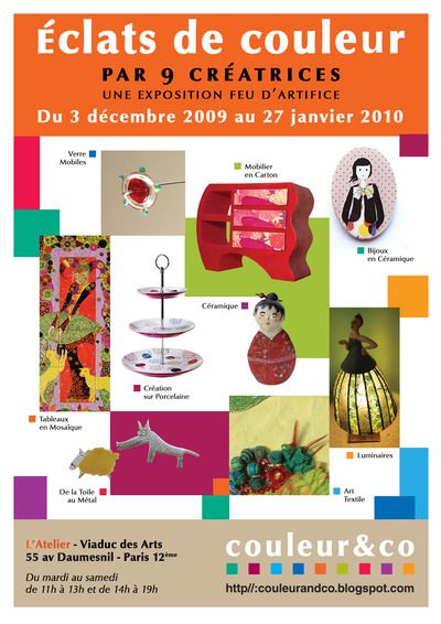 Exposition Éclats de Couleur par le collectif Couleur&Co