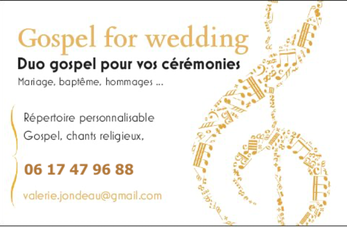 Gospel for weddings - Chants Gospel pour vos cérémonies