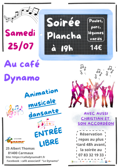 Gratuit animation/musicale/dansante