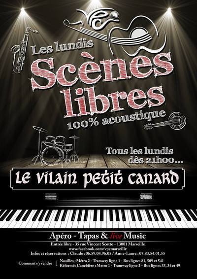 Scène ouverte : musique, poésie, slam