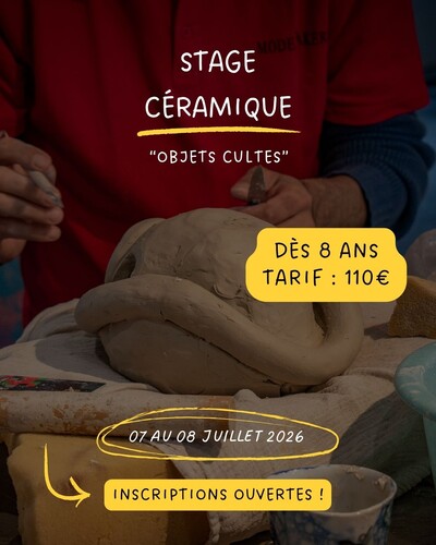 STAGE MODELAGE D'OBJETS CULTES 