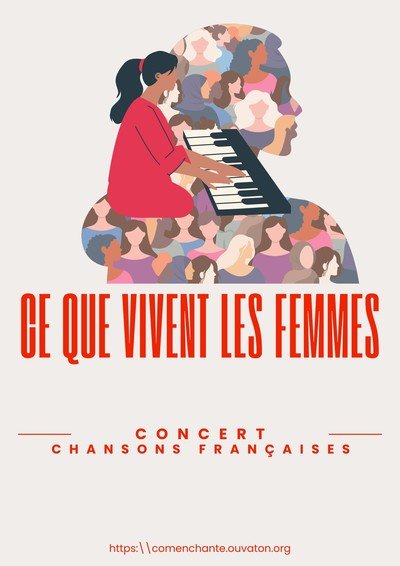 Ce que vivent les femmes - Concert piano/voix